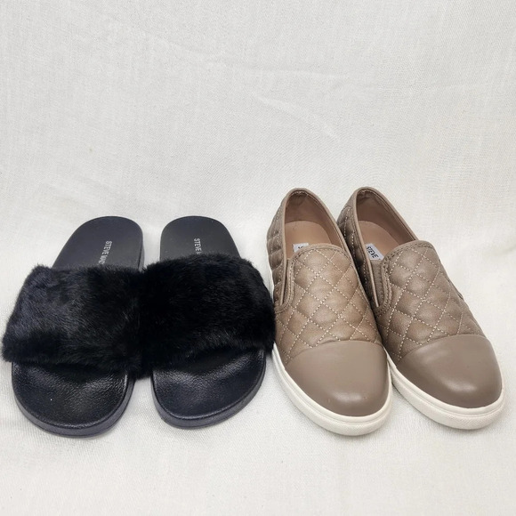 Steve Madden Slip On Sneakers Sandal Lot - Picture 1 of 10